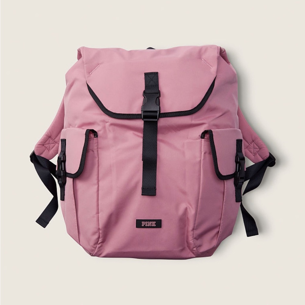 PINK Victoria's Secret Black Backpack with Sleek Design